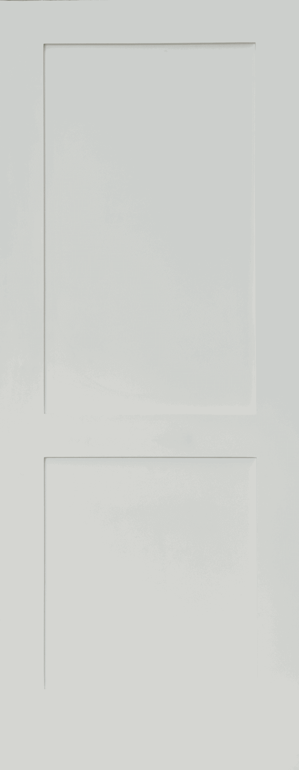 2 Panel Solid Core Shaker Door 28"x80"x1-3/8"