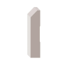 ALEXANDRIA MOULDING 1113- 3IN Bevel Casing MDF, 3 ½ IN x 3/4IN x 14FT