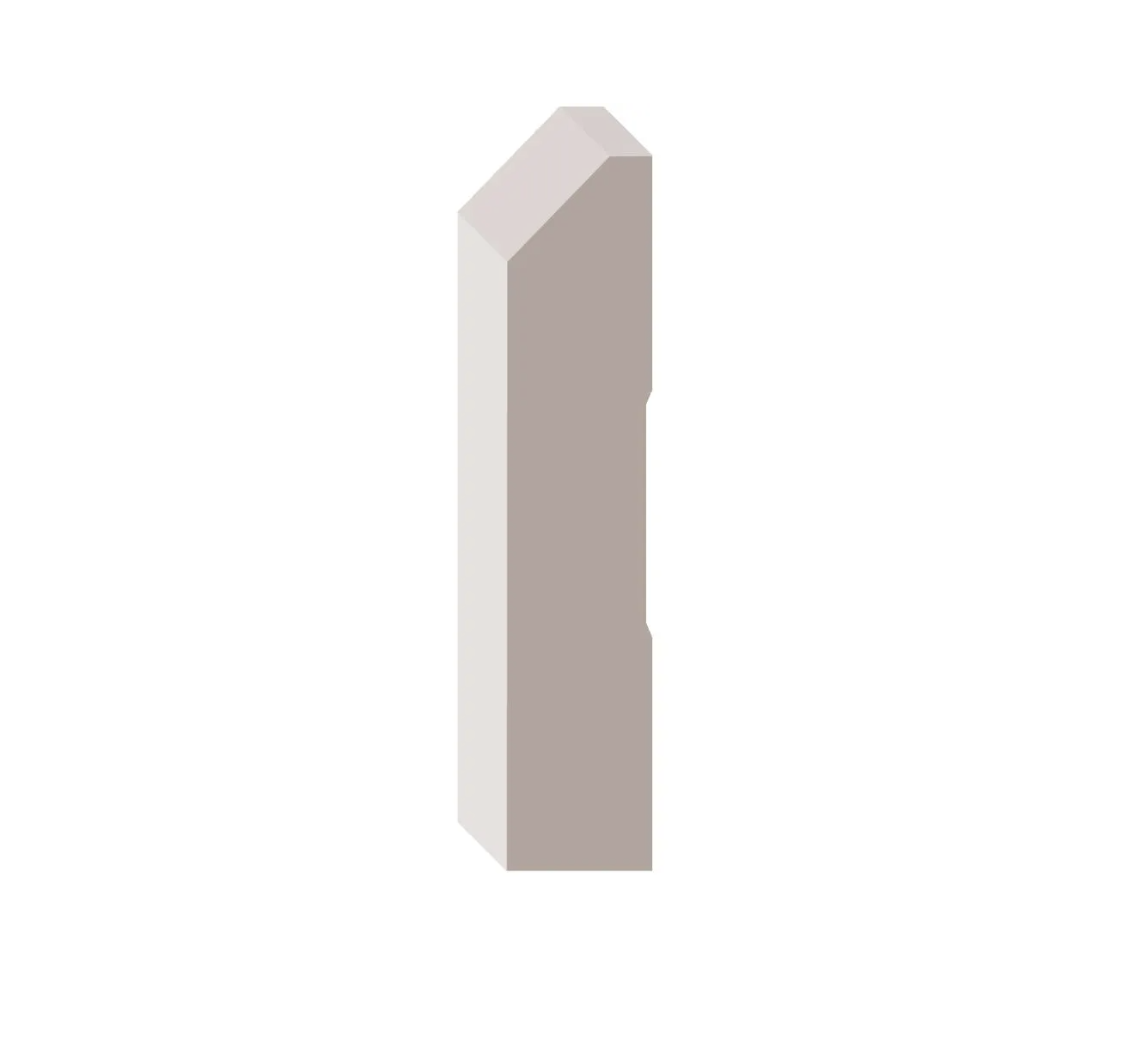 ALEXANDRIA MOULDING 1113- 3IN Bevel Casing MDF, 3 ½ IN x 3/4IN x 14FT