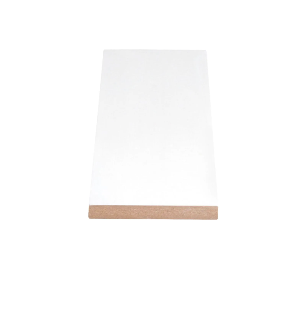 ALEXANDRIA MOULDING 15008- 7IN Square Baseboard MDF7 ¼ IN x 5/8IN x 12FT