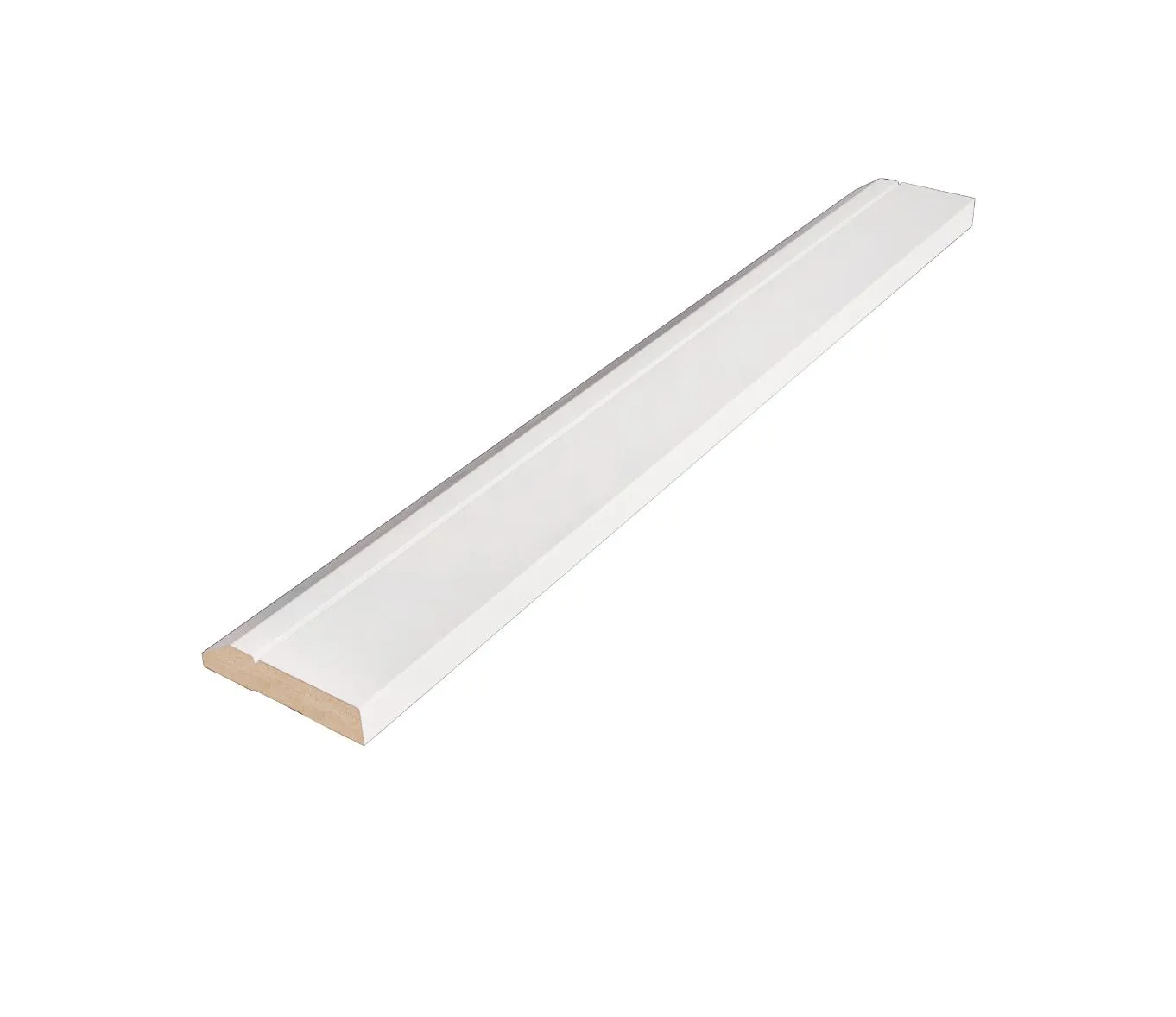 ALEXANDRIA MOULDING 1705- 3IN Square Bevel Casing MDF, 3 ½ IN x 3/4IN x 14FT