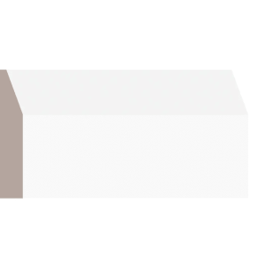 ALEXANDRIA MOULDING 2189A-2 ¾ IN Bevel Casing MDF, 2 ¾ IN x 5/8IN x 7FT