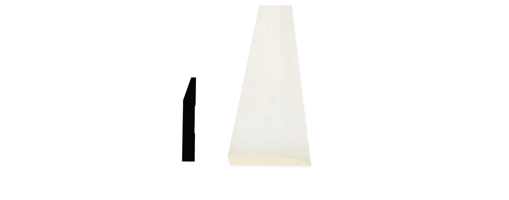 ALEXANDRIA MOULDING 2189A-2 ¾ IN Bevel Casing MDF, 2 ¾ IN x 5/8IN x 7FT