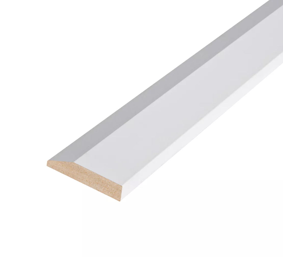 ALEXANDRIA MOULDING 2189A-2 ¾ IN Bevel Casing MDF, 2 ¾ IN x 5/8IN x 7FT