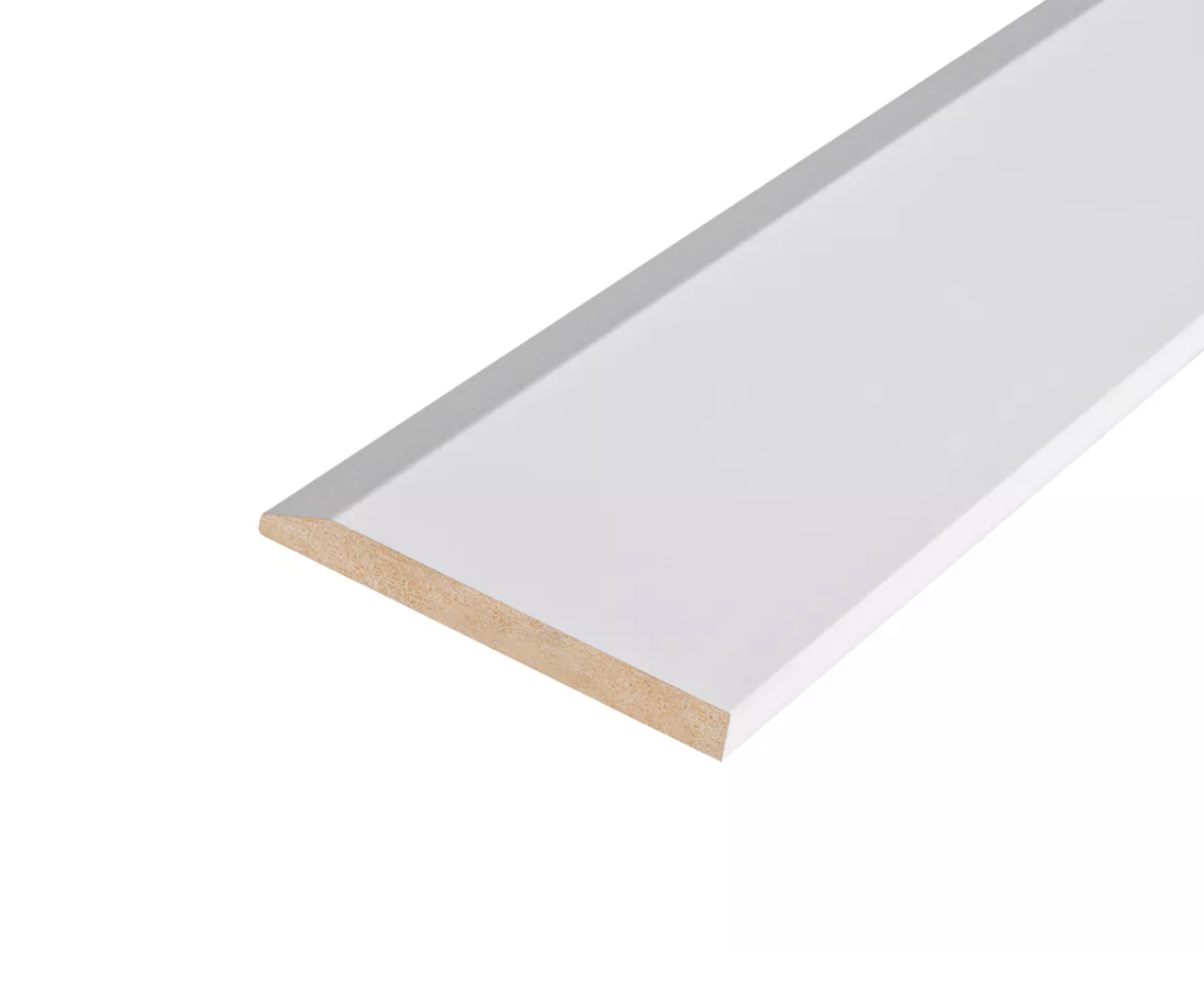 ALEXANDRIA MOULDING 2190A- 5IN Bevel Baseboard MDF, 4 ¾ IN x 1/2IN x 8FT