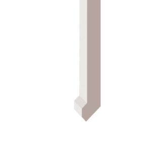 ALEXANDRIA MOULDING 2192A- 4 ½ IN Crown MDF MODERN, 4 ½ IN x 5/8IN x 16FT