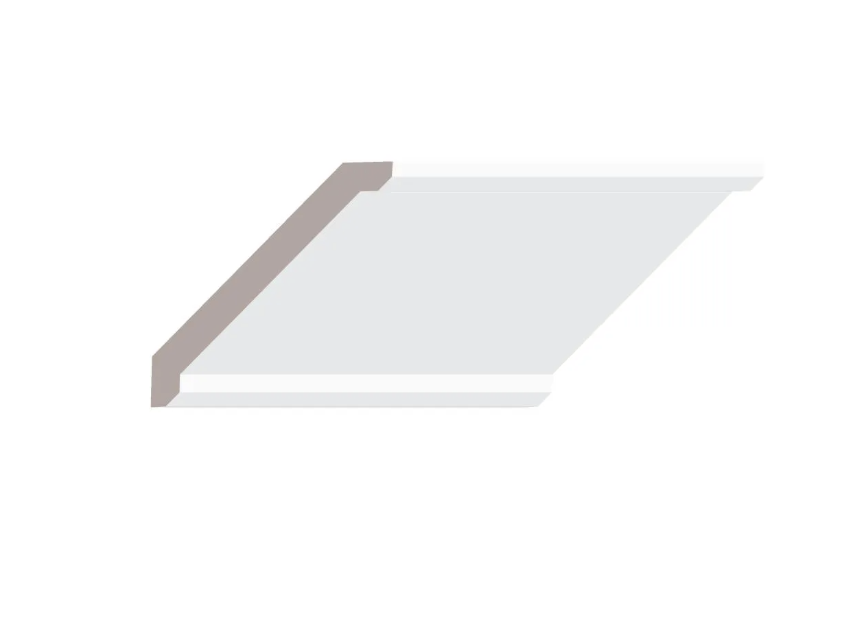 ALEXANDRIA MOULDING 2192A- 4 ½ IN Crown MDF MODERN, 4 ½ IN x 5/8IN x 16FT