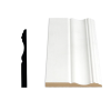 ALEXANDRIA MOULDING 5706A- 4IN Baseboard Colonial MDF, 3 7/8IN x 3/8IN x 12FT
