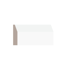 ALEXANDRIA MOULDING 7719 -2 ¾ Step Casing MDF, 2 ¾ IN x 5/8IN x 14FT
