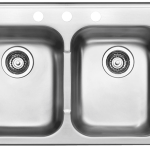BLANCO 401168 31.5"X20.5" DROP IN SS DOUBLE SINK