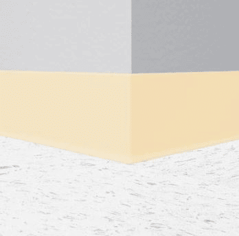BURKE 4WR-205 4 1/8 VINYL CB RL - CREAM 100LNFT