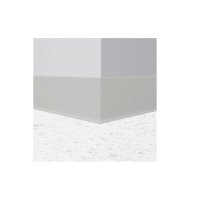 BURKE 4WR-208 4 1/8 VINYL CB RL - LIGHT GRAY 100LNFT