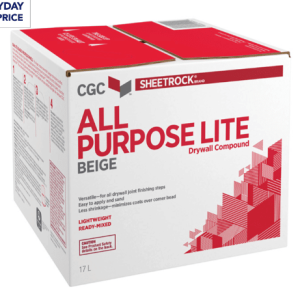 CGC 17L CTN, ALL PURPOSE-LITE DRYWALL COMPOUND BEIGE