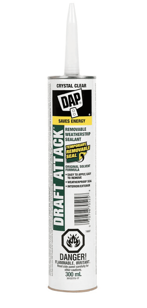 DAP® 78351 Draft Attack Solvent Removable Weatherstrip Sealant clear 300ml