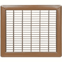 IMPERIAL RG1115 RETURN AIR FLOOR GRILLE 6 IN X 14 IN BROWN