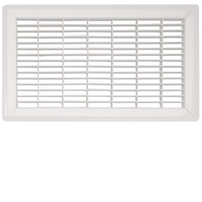 IMPERIAL RG1148 RETURN AIR FLOOR GRILLE 6 IN X 24 IN WHITE