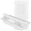 IMPERIAL RG3051 POP-UP FLOOR REGISTER - WHITE - POLYSTYRENE - 3-IN W X 10-IN L