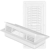 IMPERIAL RG3051 POP-UP FLOOR REGISTER - WHITE - POLYSTYRENE - 3-IN W X 10-IN L