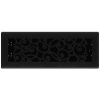 IMPERIAL RG3458 IMPERIAL 3" X 10" BLACK IRON WONDERLAND FLOOR REGISTER