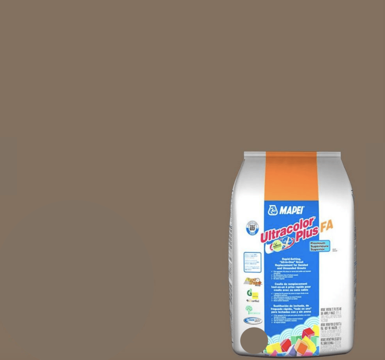 MAPEI ULTRACOLOR PLUS FA MOCHA #42 11.4KG/25LB