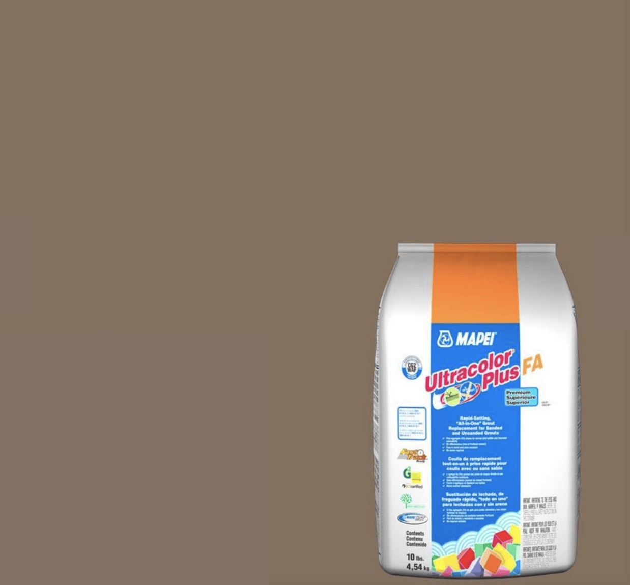 MAPEI ULTRACOLOR PLUS FA MOCHA #42 4.54KG/10LB