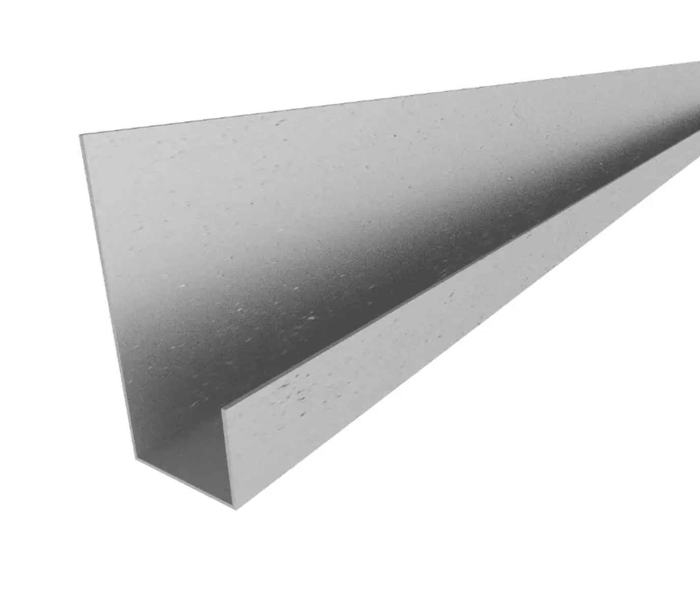 METAL DRYWALL J TRIM 1/2IN X 10FT