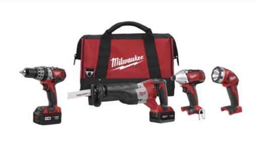 MILWAUKEE 2696-24 M18 COMP HD WITH SAWZALL WITH IMPACT WITH LT