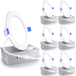 HALA – 4IN LED POT LIGHT 3CCT 6 PACK