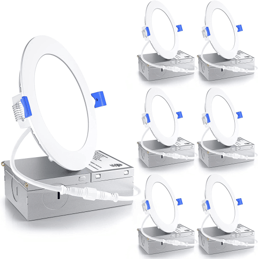 HALA – 4IN LED POT LIGHT 3CCT 6 PACK