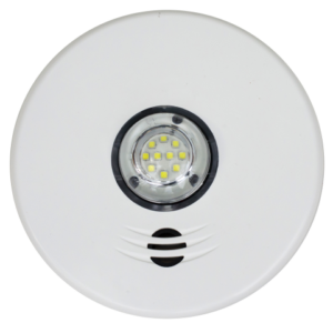KIDDE P4010ACLEDSCA Integrated Talking Smoke Alarm - LED Strobe Light 120V With 10 Year BBU