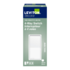 LEVITON 05604 WH DEC AC ROCK SW 4W 15A120-277VAC