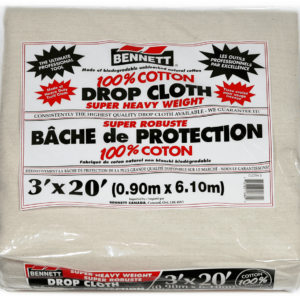 BENNETT CLOTH 3 Drop Cloth 3' x 20'