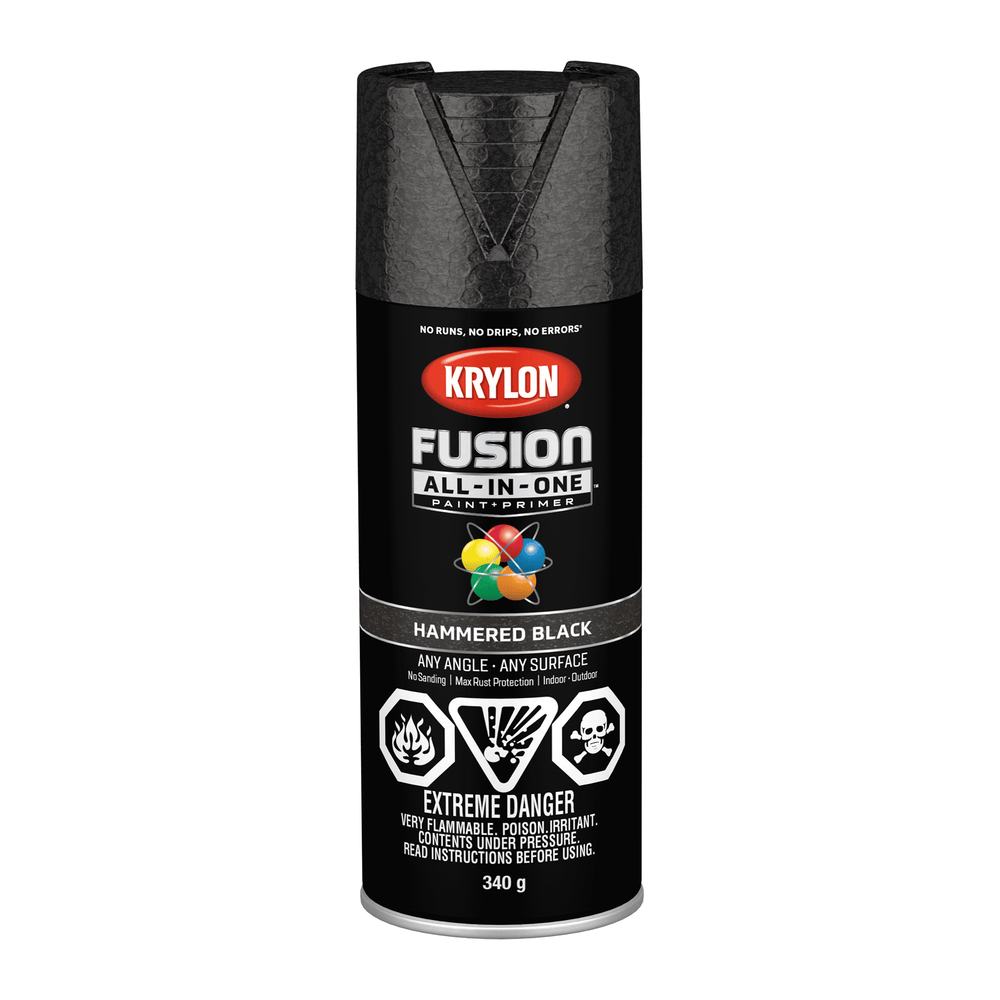 KRYLON FUSION HAMMERED BLACK