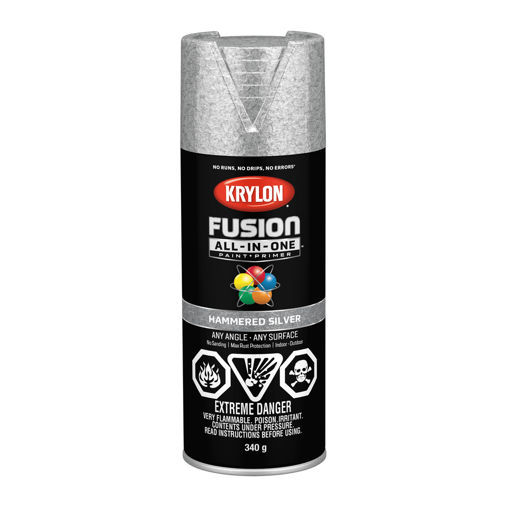 KRYLON FUSION HAMMERED SILVER