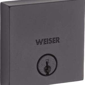 WEISER 9GD14710-023 DEADBOLT SINGLE CYL DOWNTOWN SQ IRON BLACK